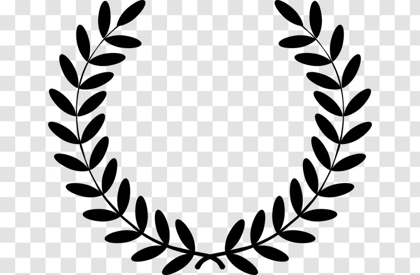 Laurel Wreath Stock Photography Clip Art - Monochrome - Corona Transparent PNG