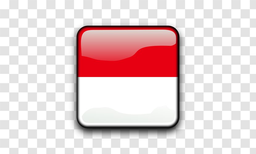 Flag Of Indonesia Clip Art - Red Transparent PNG