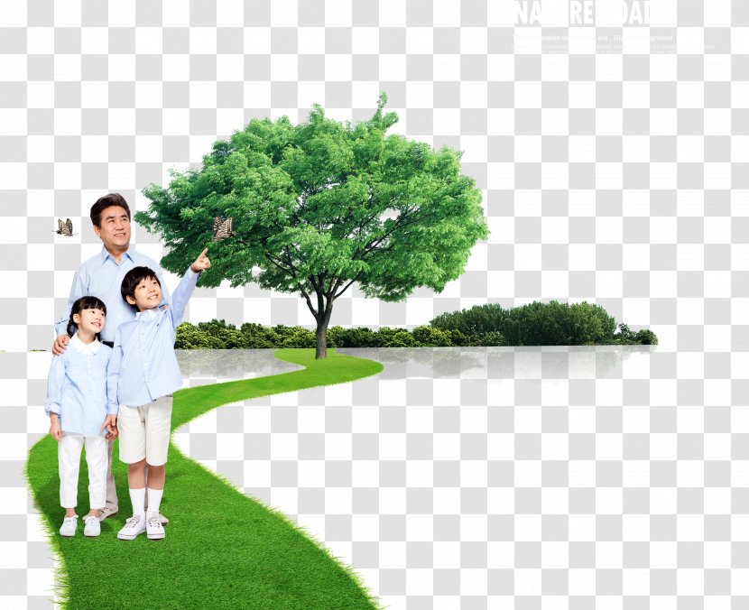 Family Environmental Protection Technology Download - Brand - Grass Happy Transparent PNG