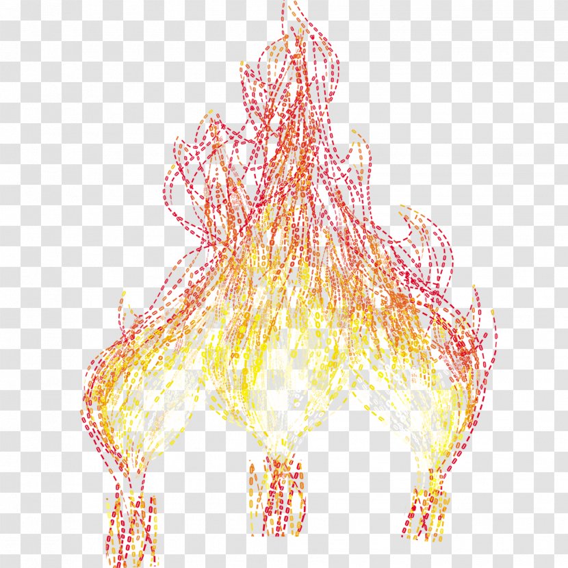 Flame Combustion - Watercolor Transparent PNG