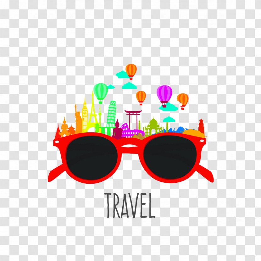 Siem Reap Tourism Travel Illustration - And Sunglasses Transparent PNG