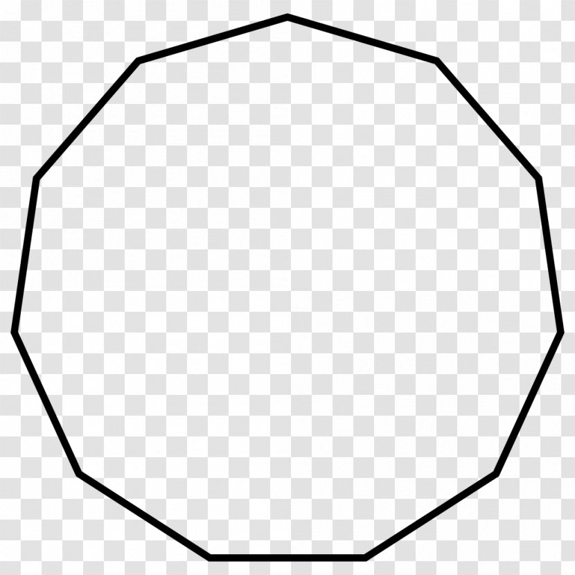 Polygon Octadecagon Nonagon Internal Angle Shape - Dodecagon - Irregular Transparent PNG
