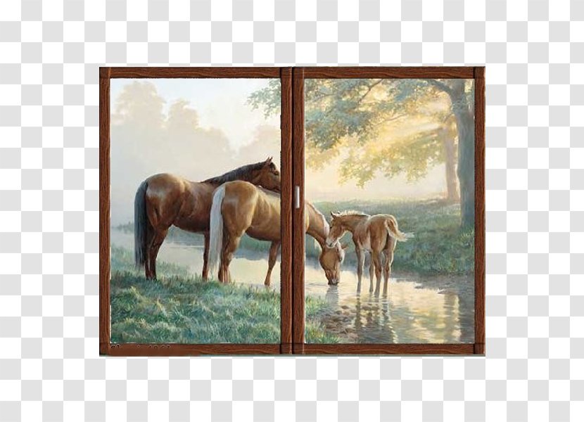 American Paint Horse Appaloosa Colt Blanket Painting Transparent PNG