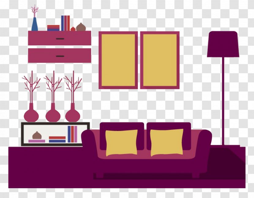Vector Graphics Design Living Room Home Illustration - Cleaning - Household Transparent PNG