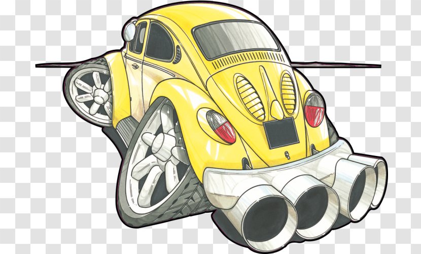 Volkswagen Beetle Cartoon New - Technology Transparent PNG