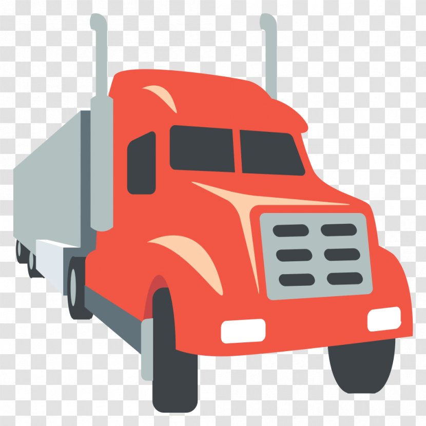 Emoji Car Tow Truck Ford F-Series - Semitrailer - Lorry Transparent PNG