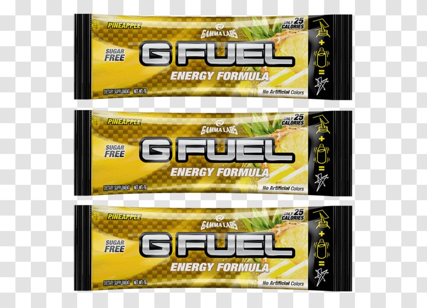 Lemonade G FUEL Energy Formula Serving Size Iced Tea Ingredient - Label Transparent PNG
