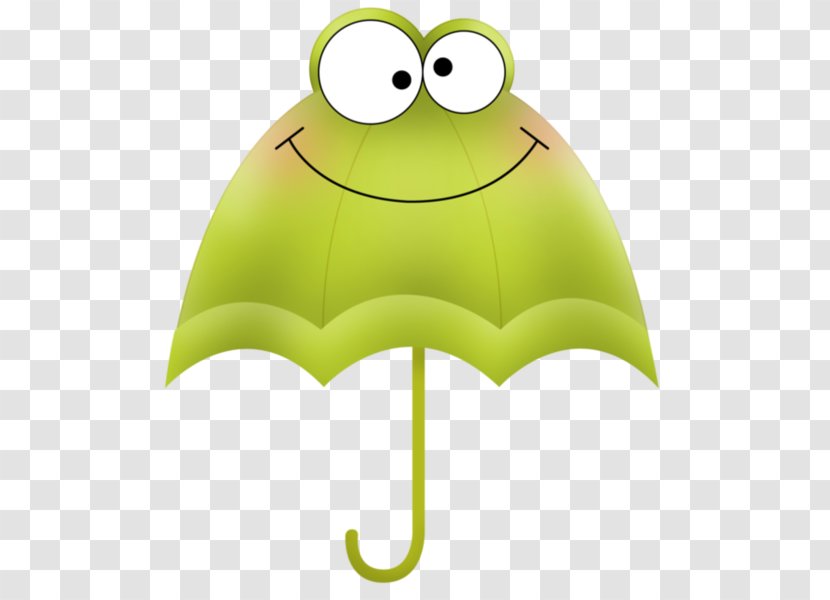 Frog Clip Art - Umbrella - Green Transparent PNG