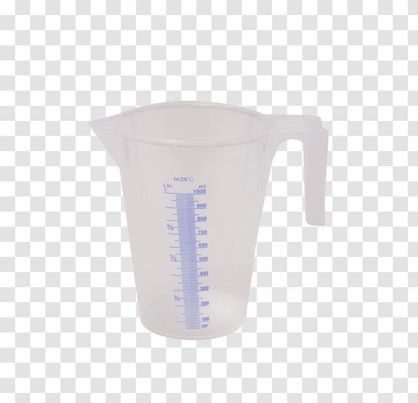 Jug Plastic Mug Cup - Liter - Measuring Transparent PNG