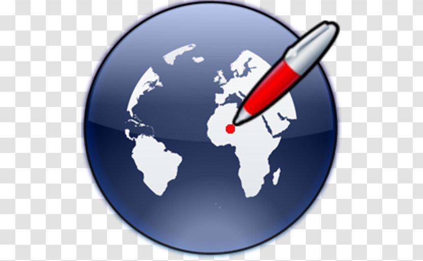 Globe World Map New - Pdf Transparent PNG