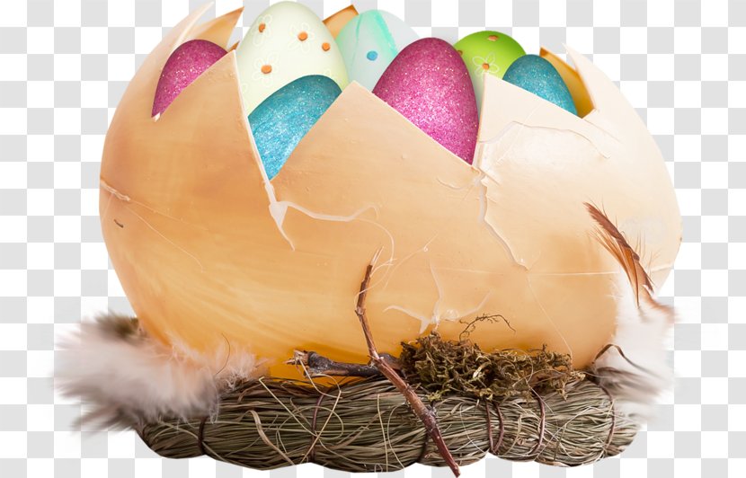 Easter Egg Background - Food - Holiday Transparent PNG