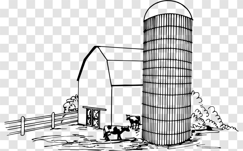 Silo Agriculture Drawing Barn Clip Art - Technology Transparent PNG