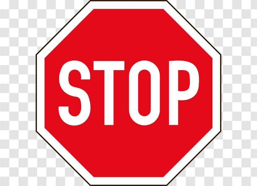 Stop Sign Traffic Clip Art - Logo - Brand Transparent PNG