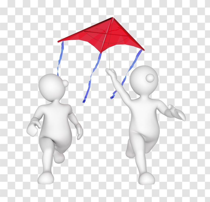 Stick Man Run Illustration - Umbrella - 3D Villain Transparent PNG