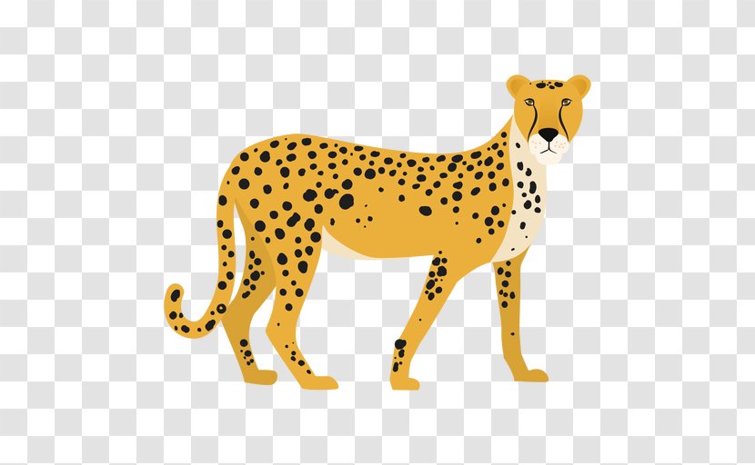 Cheetah Jaguar Clip Art Illustration - Animal Figure Transparent PNG
