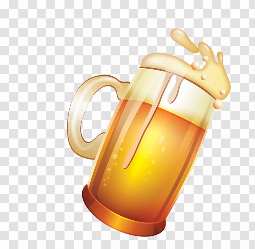 Beer Wine Cup Mug - Alcoholic Drink - Cartoon Glasses Transparent PNG