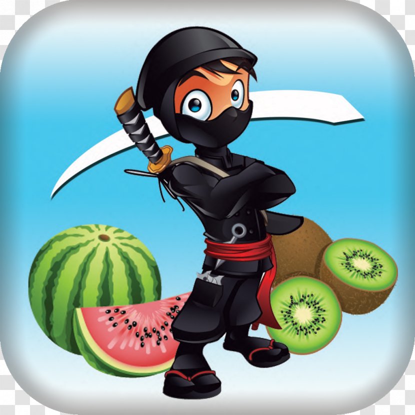Samurai Fruit Watermelon Warrior - Fictional Character - Ninja Transparent PNG