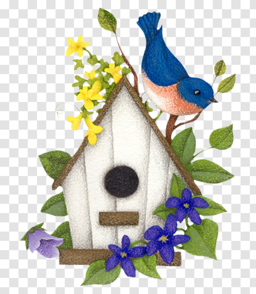 Bird Clip Art - Nest Box - Birds Clipart Transparent PNG