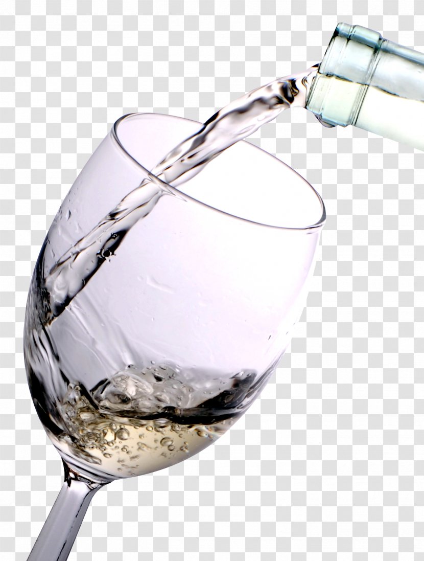 White Wine Red Glass - Stemware - Pouring Transparent PNG