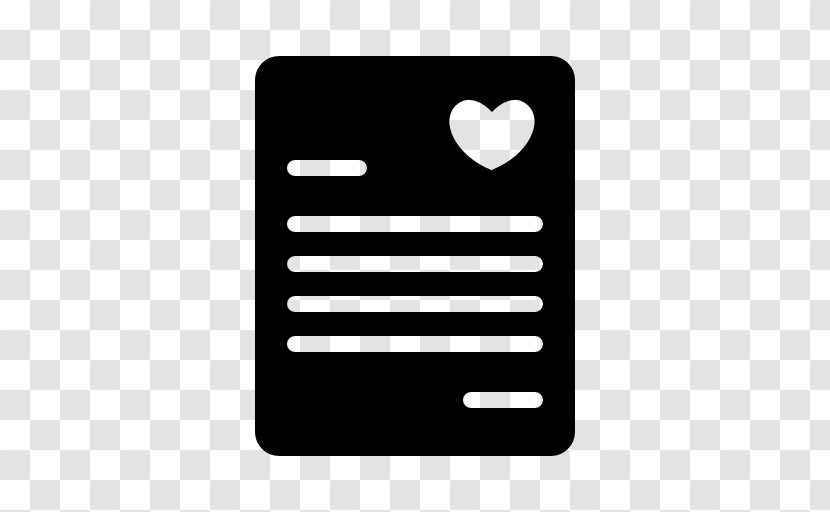 Love Letter - Rectangle - Confessions Transparent PNG