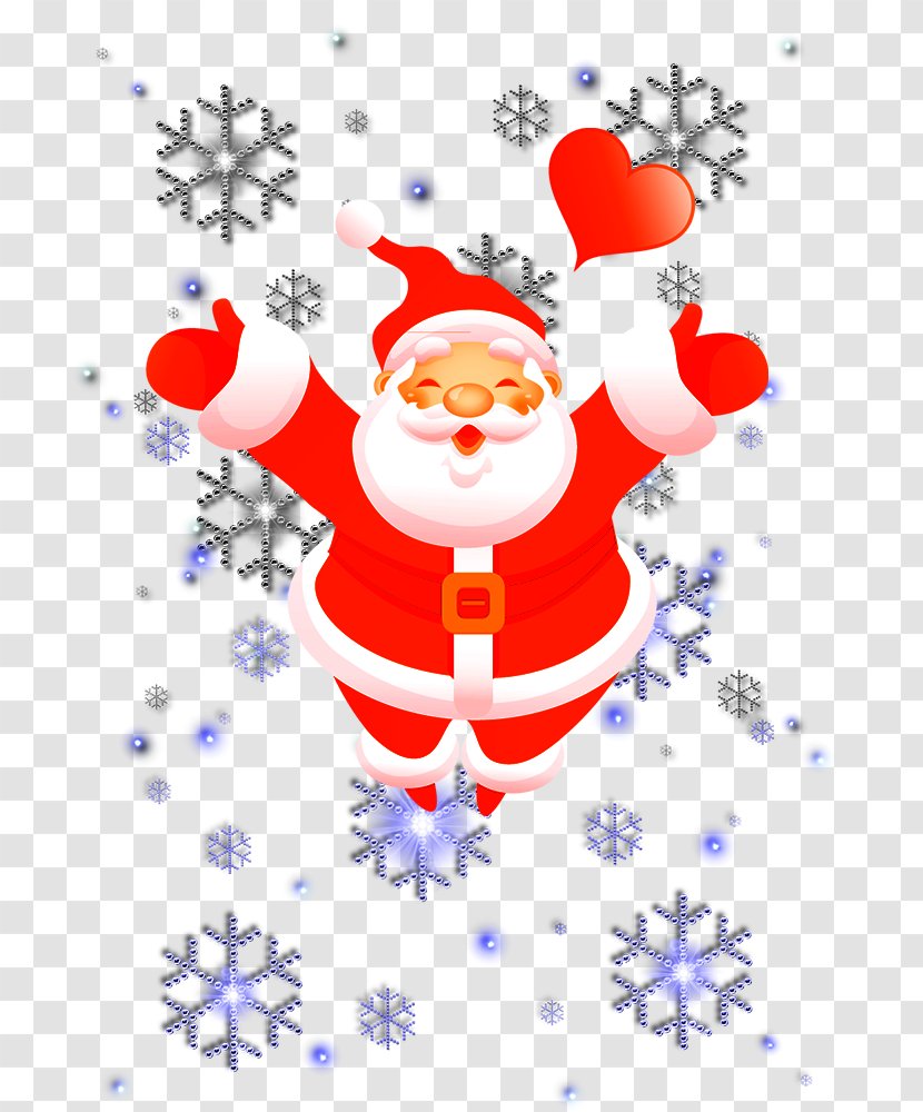 Santa Claus Christmas Ornament - Art - Smiling Transparent PNG