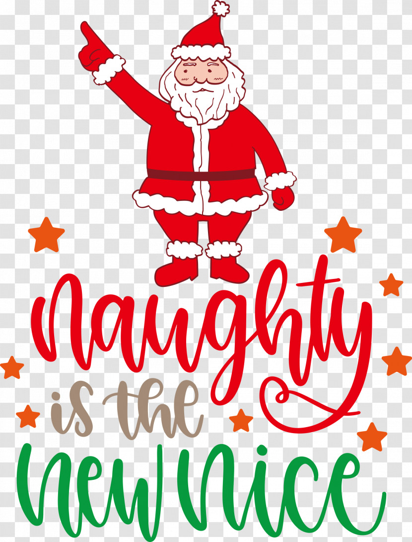 Naughty Chrismtas Santa Claus Transparent PNG