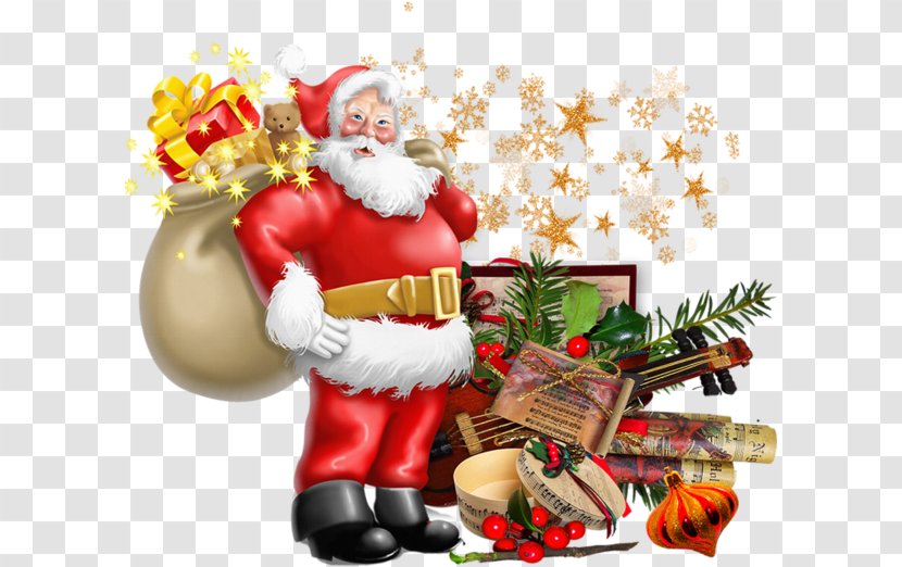Santa Claus Christmas Gift Saint Nicholas Day Wish - Happiness - Père Noël Transparent PNG