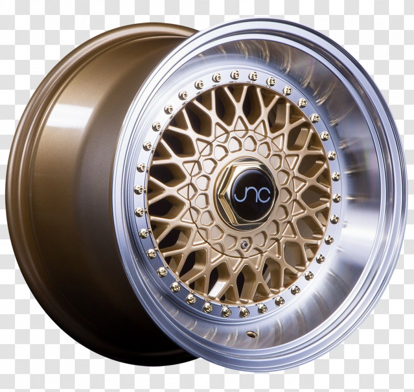 Wheel Gold Rim Metalcasting Machine - Spoke - Rivets Transparent PNG