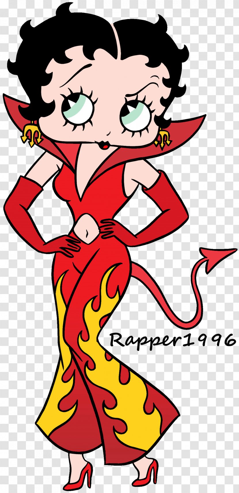 Betty Boop Cooper Wikia - Watercolor - Olive Oyl Transparent PNG