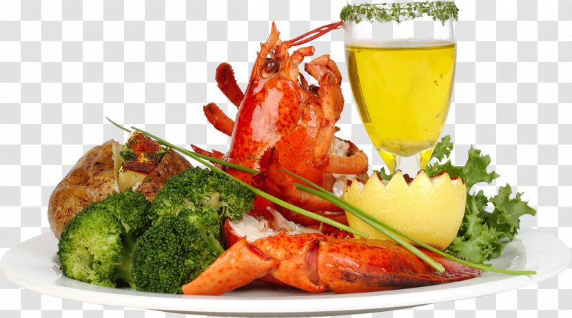 Lobster Thermidor Dish Vegetable - Fruits And Vegetables Dishes Transparent PNG