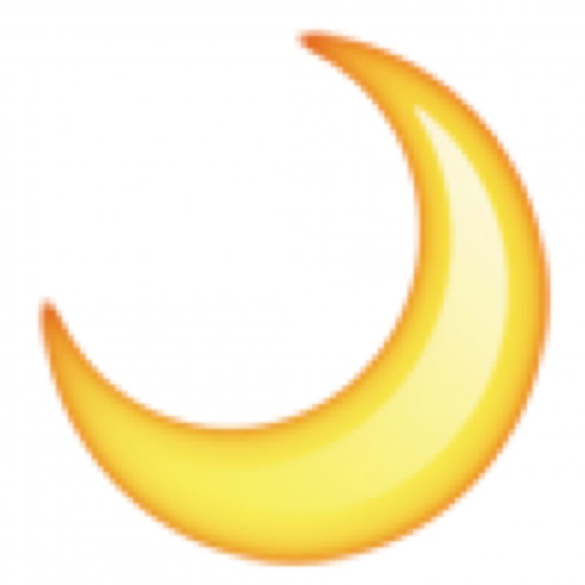 Emoji Lunar Phase - Banana Transparent PNG