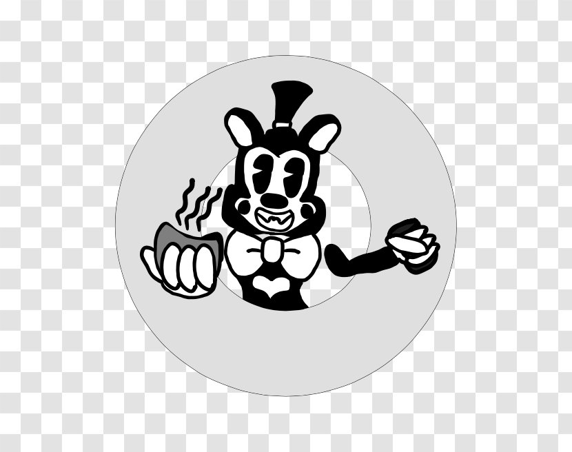 Cartoon Animal Character Font - Black And White - Bacon Soup Bendy Transparent PNG