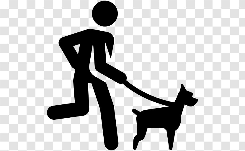 Dog Walking Pet Vector Graphics - Silhouette - Fathers Day Frame Dogs Picture Transparent PNG