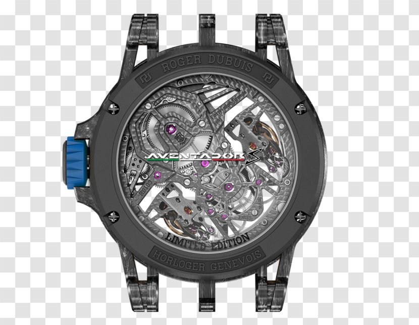 Roger Dubuis Watchmaker Tourbillon Brand - Watch Strap - Lamborghini Aventador Transparent PNG