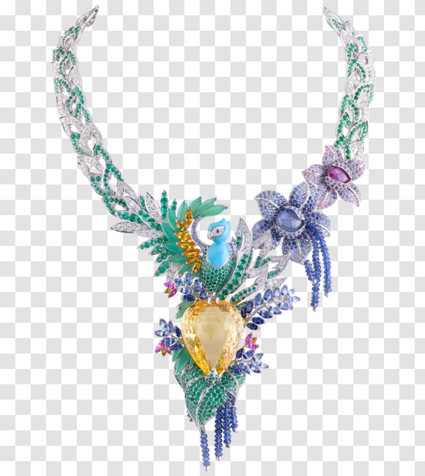 Van Cleef & Arpels Jewellery Necklace Gemstone Sapphire Transparent PNG