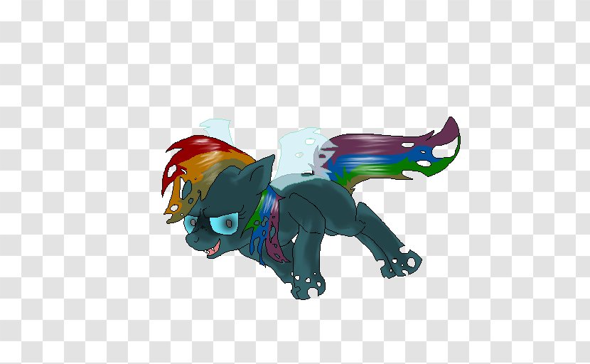 Figurine Horse Action & Toy Figures Cartoon Mammal - Fictional Character - Rainbow Night Transparent PNG