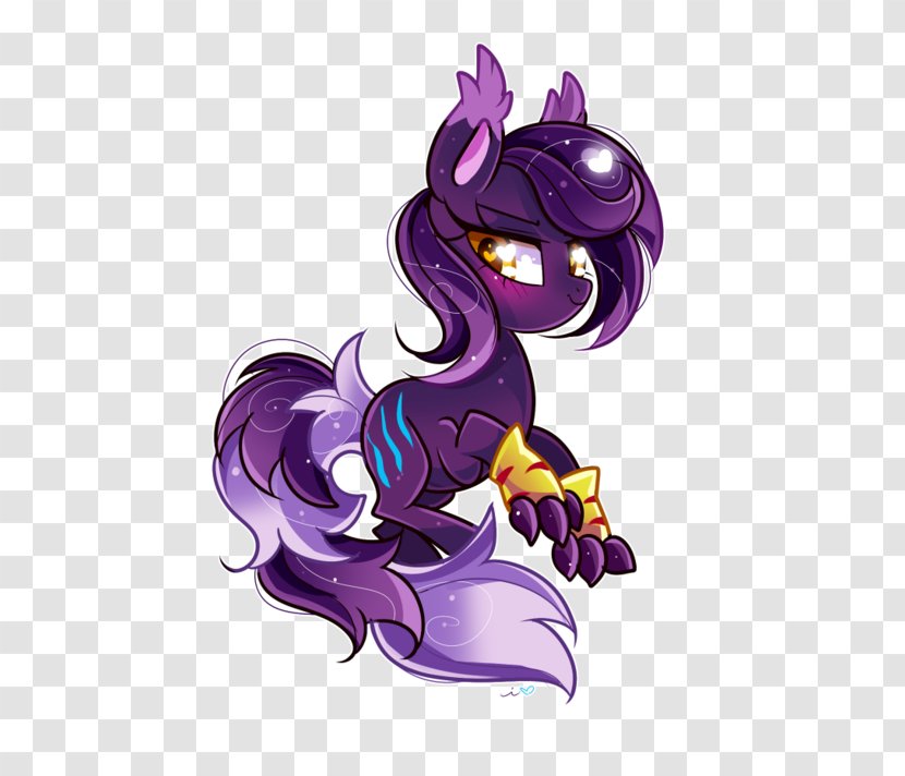 Pony Horse Purple Cartoon - Claw Traces Transparent PNG