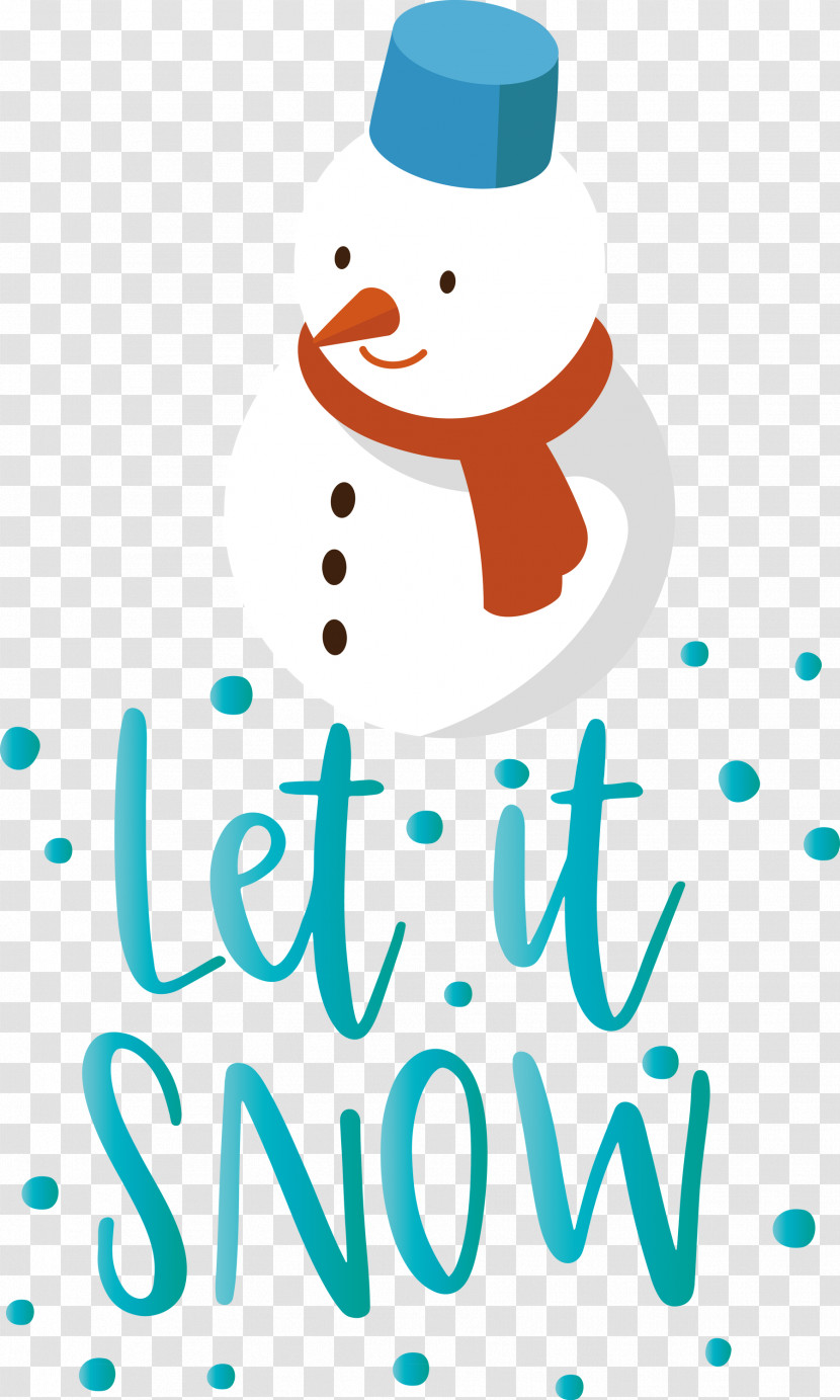 Let It Snow Snow Snowflake Transparent PNG