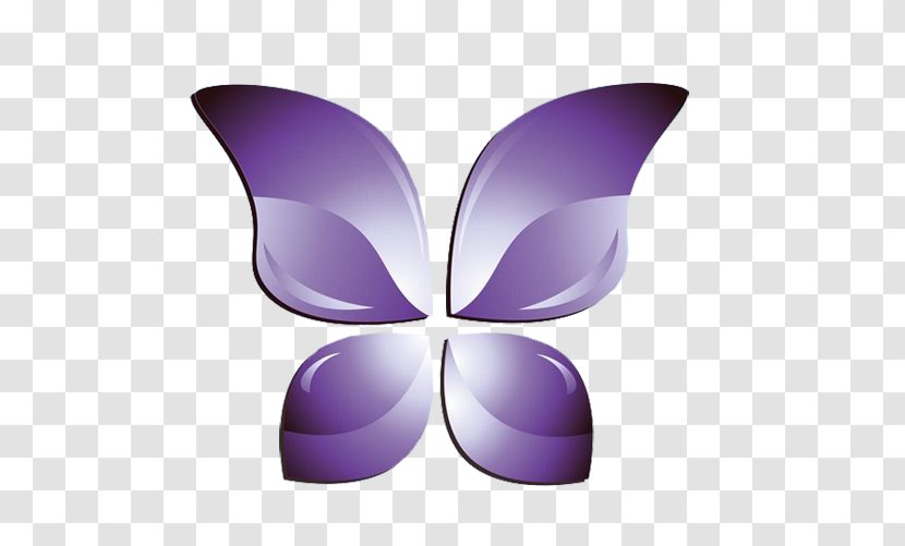 Butterfly Wing - Purple Wings Transparent PNG