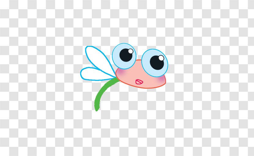 Cartoon Eye - Flower - Dragonfly Eyes Transparent PNG