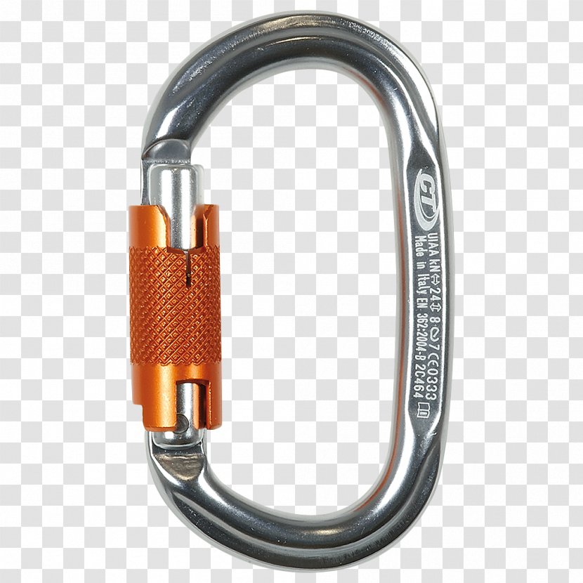 Carabiner Rock-climbing Equipment Quickdraw Twistlock - Petzl - Belay Device Transparent PNG