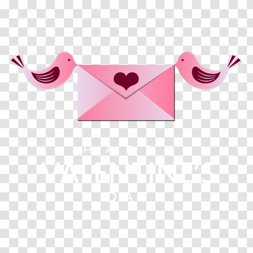Valentines Day Heart Qixi Festival Dia Dos Namorados - Tree - Creative Love Birds Envelope Transparent PNG