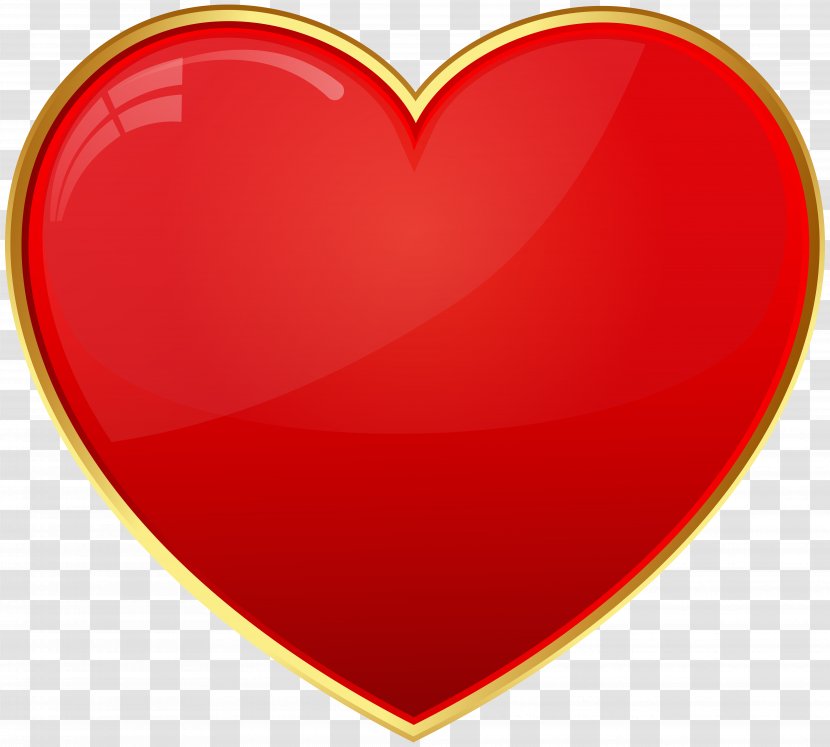Red Heart Valentine's Day Font - Cartoon - Transparent Clip Art Transparent PNG