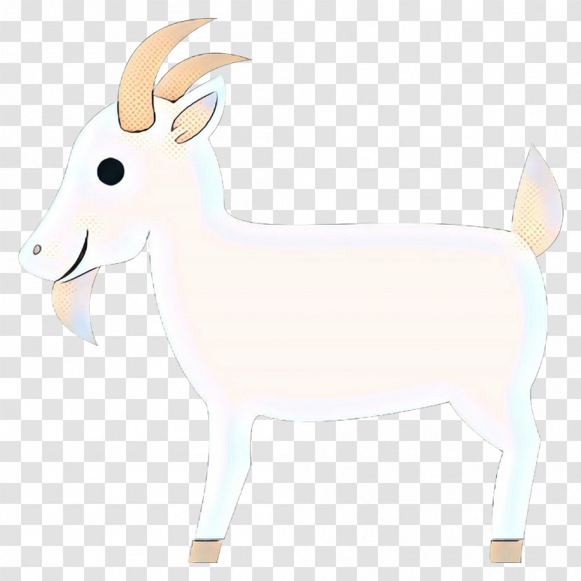 White Goats Goat Cartoon Animal Figure - Goatantelope Livestock Transparent PNG