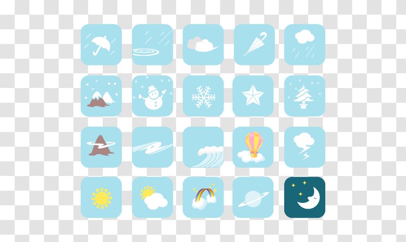 Weather Forecasting Icon - Rectangle Transparent PNG