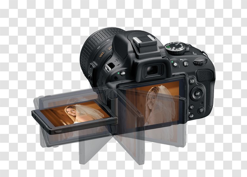 Nikon D5100 D7000 Digital SLR Nikkor - Megapixel - D90 Transparent PNG