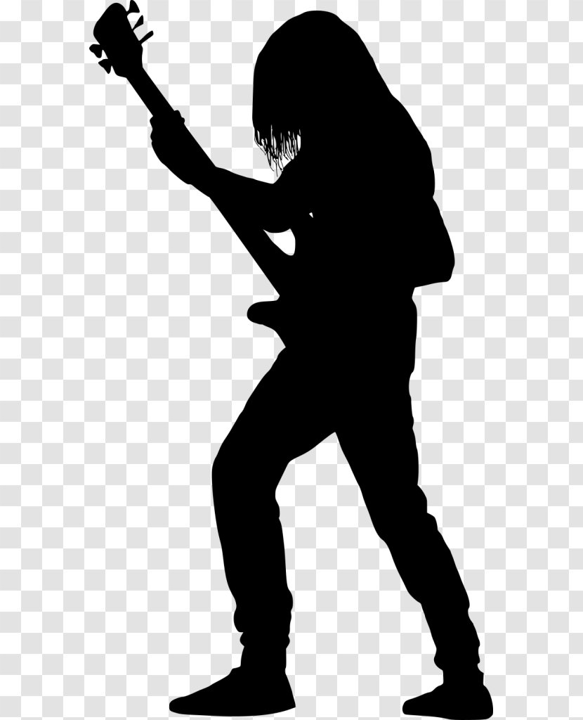 Guitarist Silhouette Bass Guitar - Tree - Player Transparent PNG