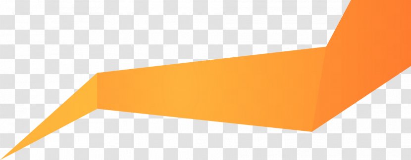 Line Angle Font - Orange Transparent PNG