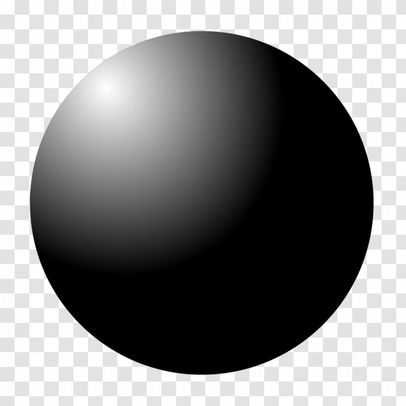 Sphere Desktop Wallpaper Clip Art - Black - Mathematics Transparent PNG