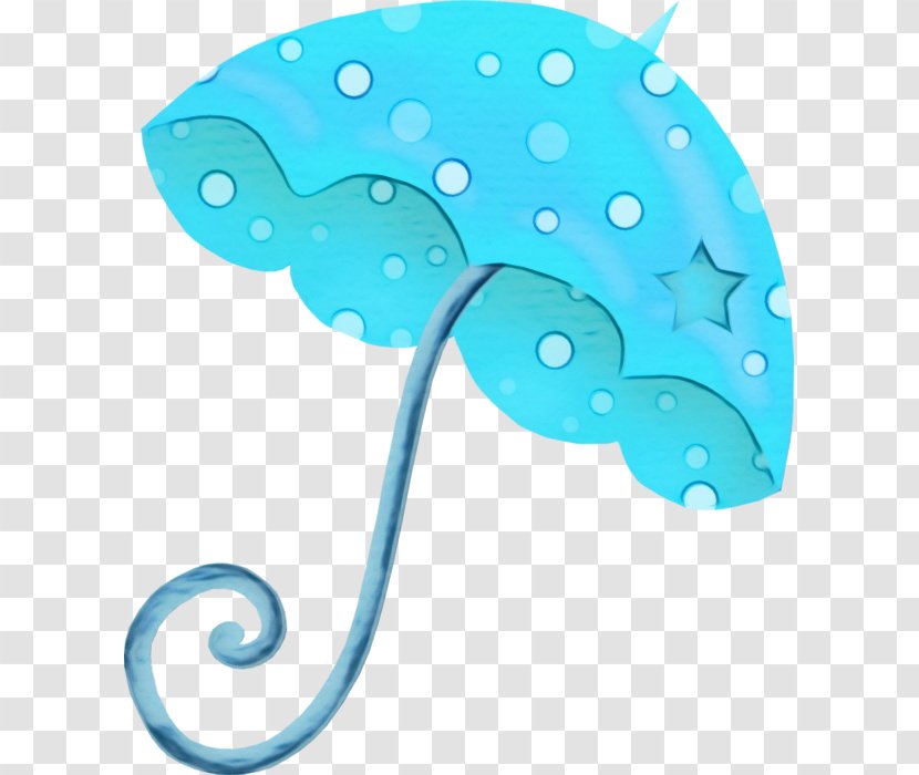 Umbrella Drawing Antuca Painting Blue - Rain - Turquoise Aqua Transparent PNG